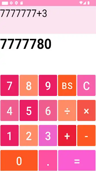 Play Calculator＋cute and colorful! as an online game Calculator＋cute and colorful! with UptoPlay