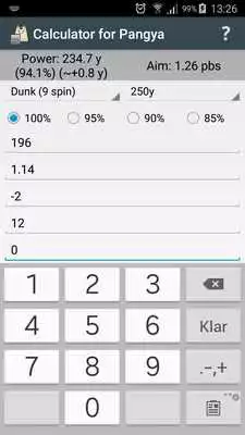 Play Calculator for Pangya