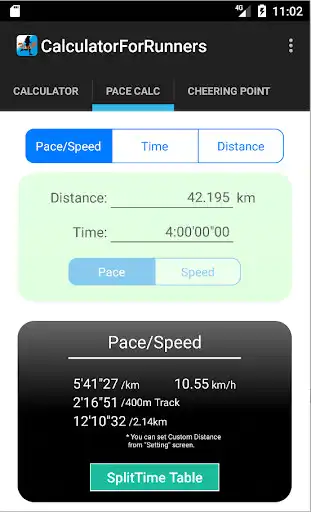 Play Calculator for Runners as an online game Calculator for Runners with UptoPlay