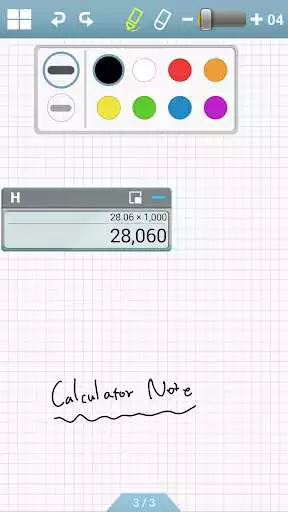 Play Calculator Note (Quick Memo) as an online game Calculator Note (Quick Memo) with UptoPlay