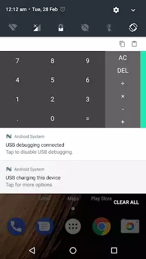 Play Calculator Notification