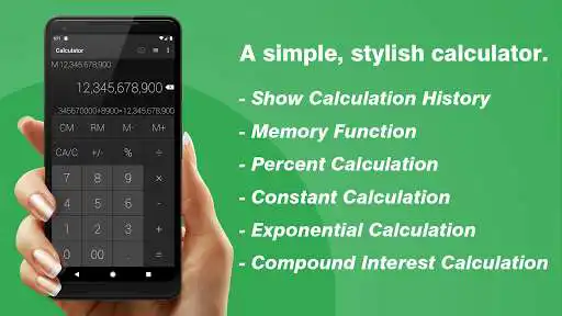 Play Calculator - Simple  Stylish  and enjoy Calculator - Simple  Stylish with UptoPlay
