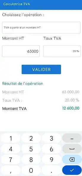 Play Calculatrice TVA - TVA inveré  and enjoy Calculatrice TVA - TVA inveré with UptoPlay
