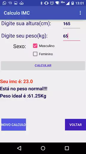 Play Calculo IMC as an online game Calculo IMC with UptoPlay