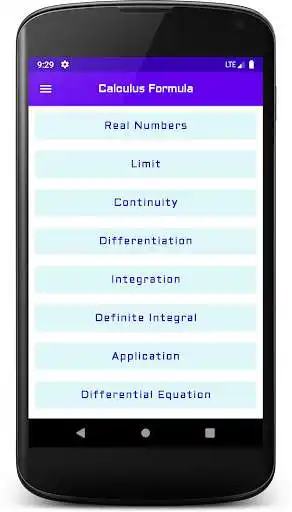 Play APK Calculus Formula  and enjoy Calculus Formula with UptoPlay com.quasar.com.calculusreference