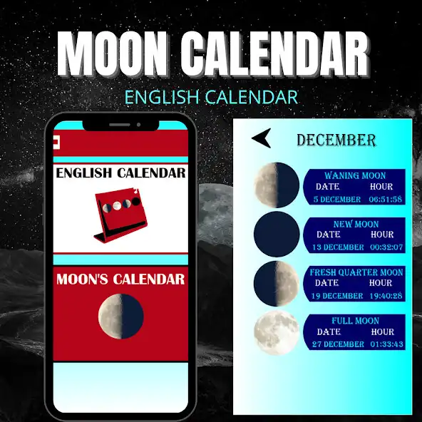Play Calendar 2023 - Moon Phase  and enjoy Calendar 2023 - Moon Phase with UptoPlay