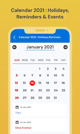 Play Calendar: Holidays  Reminders  and enjoy Calendar: Holidays  Reminders with UptoPlay