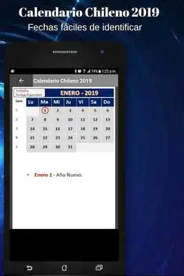 Play Calendario Chileno 2019 con feriados