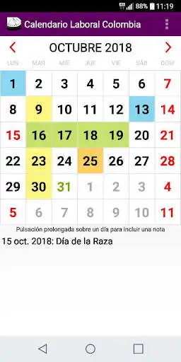 Play Calendario Colombia 2021 Feriados Nacionales and enjoy Calendario Colombia 2021 Feriados Nacionales with UptoPlay Play Calendario Colombia 2021 Feriados Nacionales and enjoy Calendario Colombia 2021 Feriados Nacionales with UptoPlay