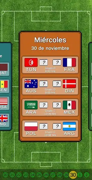 Play Calendario del Mundial as an online game Calendario del Mundial with UptoPlay