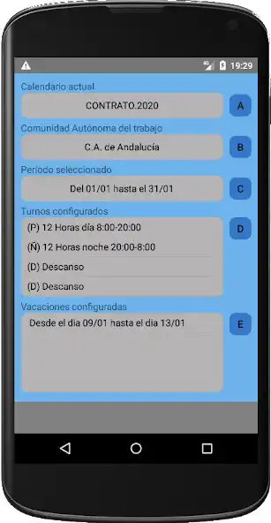 Play Calendario de Turnos CDT as an online game Calendario de Turnos CDT with UptoPlay