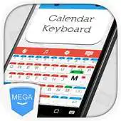 Free play online Calendar Mega Keyboard Theme APK