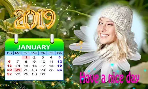 Play Calendar Photo Frame 2019