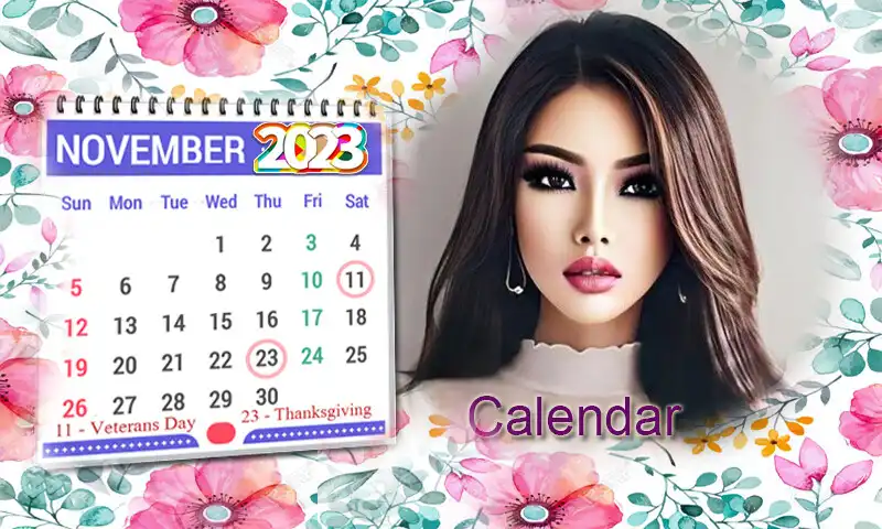 Play Calendar photo frame 2023  and enjoy Calendar photo frame 2023 with UptoPlay