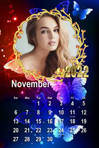 Play Calendar Photo Frames 2022 as an online game Calendar Photo Frames 2022 with UptoPlay