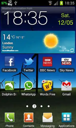 Play Calendar Status Bar