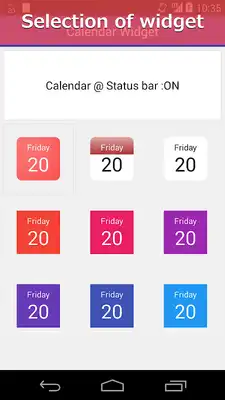 Play Calendar widget 2015 material Play Calendar widget 2015 material