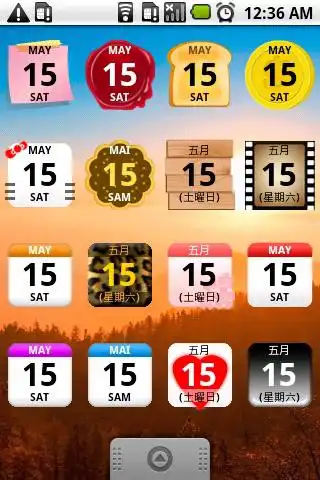 Play Calendar Widget 2 Lite