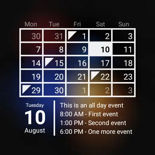 Play Calendar Widget: Month/Agenda APK