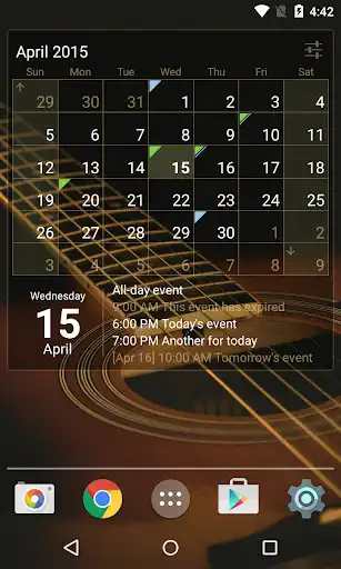 Play Calendar Widget: Month/Agenda  and enjoy Calendar Widget: Month/Agenda with UptoPlay