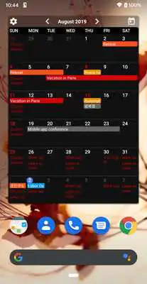Play Calendar Widgets