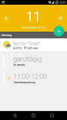 Play Calendar Widget+Status FREE