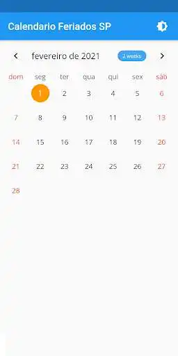 Play Calendário de Feriados SP as an online game Calendário de Feriados SP with UptoPlay