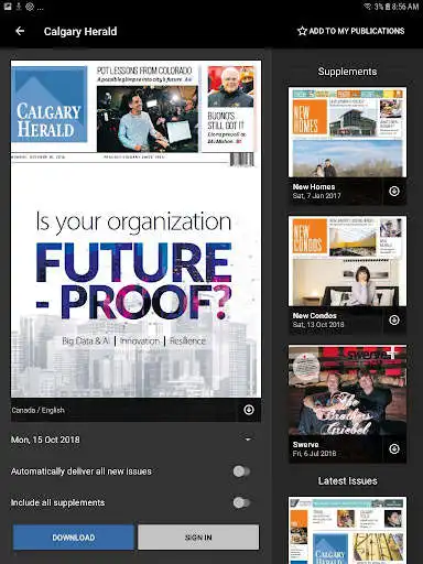 Play Calgary Herald ePaper  and enjoy Calgary Herald ePaper with UptoPlay