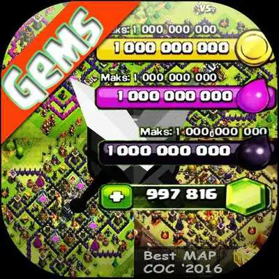 Play Cal Gems for Clash of Clans Resource Prank