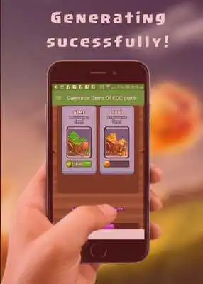 Play Cal Gems for Clash of Clans Resource Prank