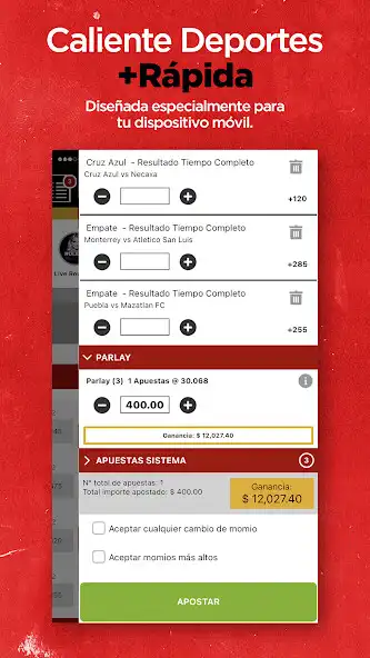 Play Caliente Deportes Rápida  and enjoy Caliente Deportes Rápida with UptoPlay