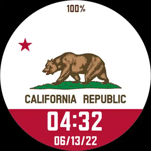 Play California Flag Watchface as an online game California Flag Watchface with UptoPlay