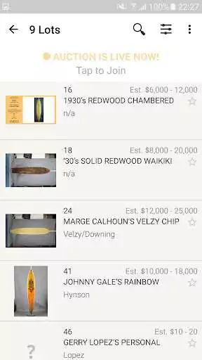 Play California Gold Surf Auction as an online game California Gold Surf Auction with UptoPlay