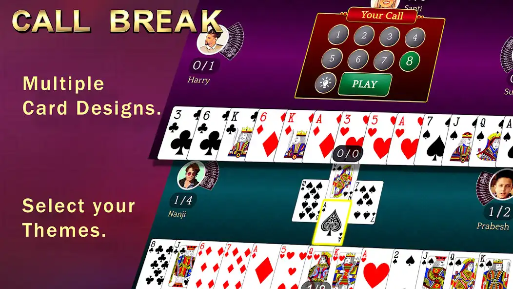 Play Callbreak, Ludo  29 Card Game as an online game Callbreak, Ludo  29 Card Game with UptoPlay