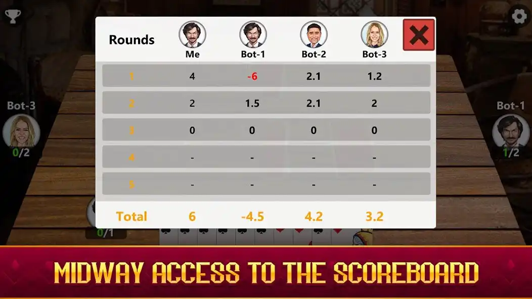 Play Callbreak Master 3 as an online game Callbreak Master 3 with UptoPlay
