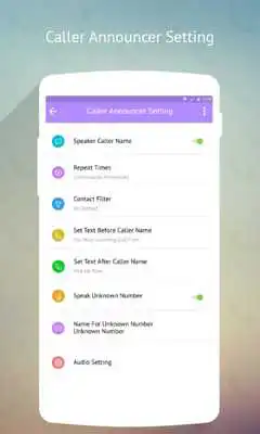 Play Caller Name Announcer  Notification Reader