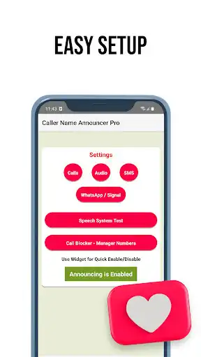Play Caller Name Announcer Pro as an online game Caller Name Announcer Pro with UptoPlay