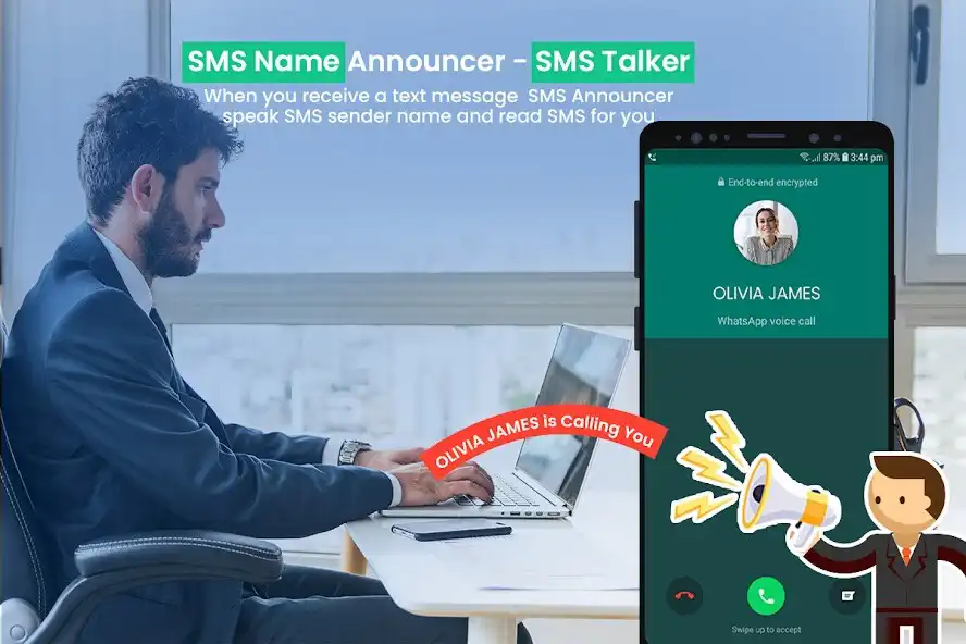 Play Caller Name Announcer  SMS Ta as an online game Caller Name Announcer  SMS Ta with UptoPlay