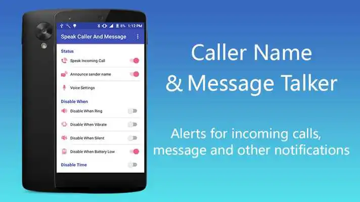 Play Caller Name  Message Talker