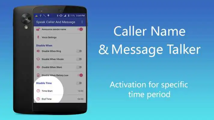 Play Caller Name  Message Talker