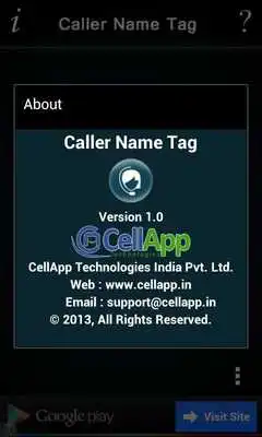 Play Caller Name Tag