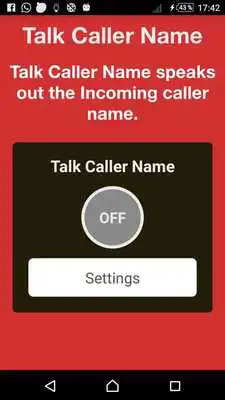 Play Caller Name Talker for Android