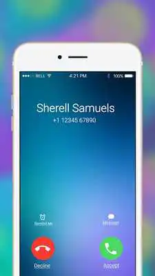 Play Caller Screen Theme OS 11 Phone 8