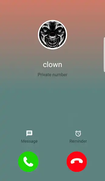 Play call from killer clown as an online game call from killer clown with UptoPlay