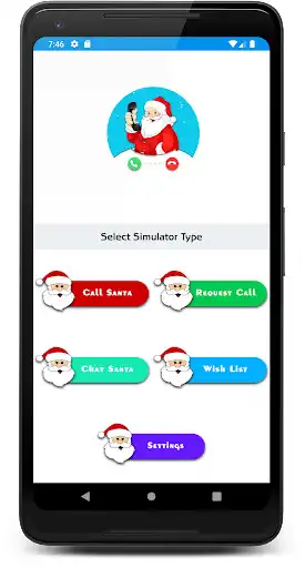 Play Call From Santa - Simulated Santa Video Calls  and enjoy Call From Santa - Simulated Santa Video Calls with UptoPlay
