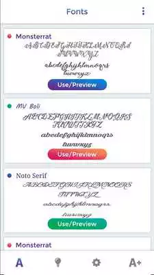 Play Calligraphy Fonts free Style