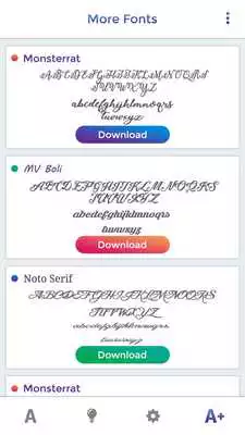 Play Calligraphy Fonts free Style