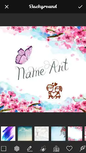 Play Calligraphy Name Art Maker as an online game Calligraphy Name Art Maker with UptoPlay