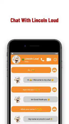 Play call lincoln loud and chat as an online game call lincoln loud and chat with UptoPlay