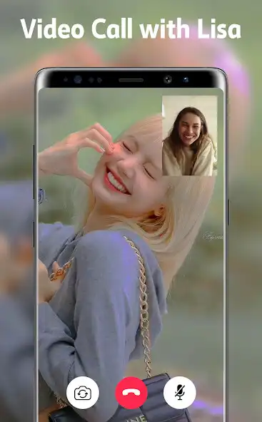 Play Call Lisa, Fake Call Blackpink as an online game Call Lisa, Fake Call Blackpink with UptoPlay